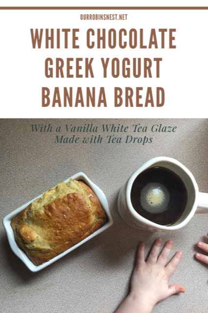 Banana Bread With Vanilla White Tea Glaze