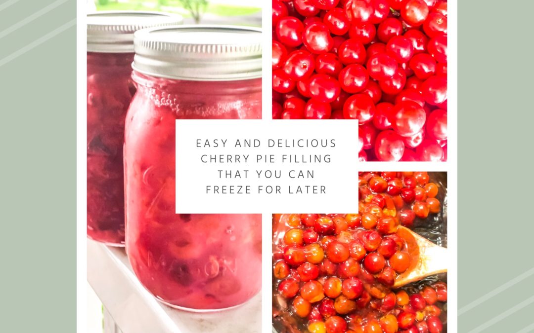Easy and Delicious Cherry Pie Filling That You Can Freeze for Later