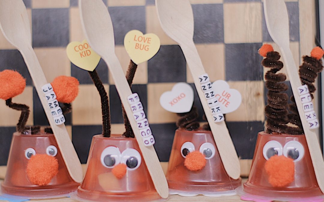 DIY Love Bug Fruit Cups