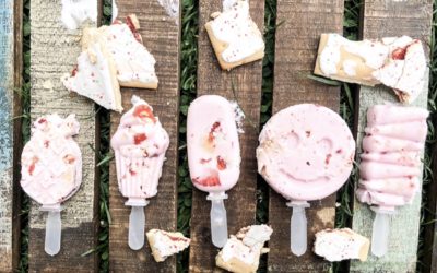 Strawberry Pop-tart Ice Cream Pops