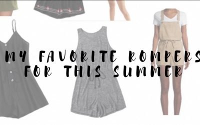 My Favorite Rompers for This Summer