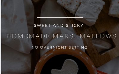 Sweet and Sticky Homemade Marshmallows