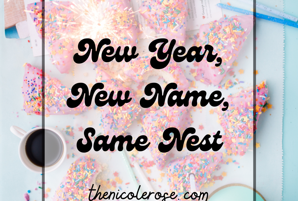 New Year, New Name, Same Nest