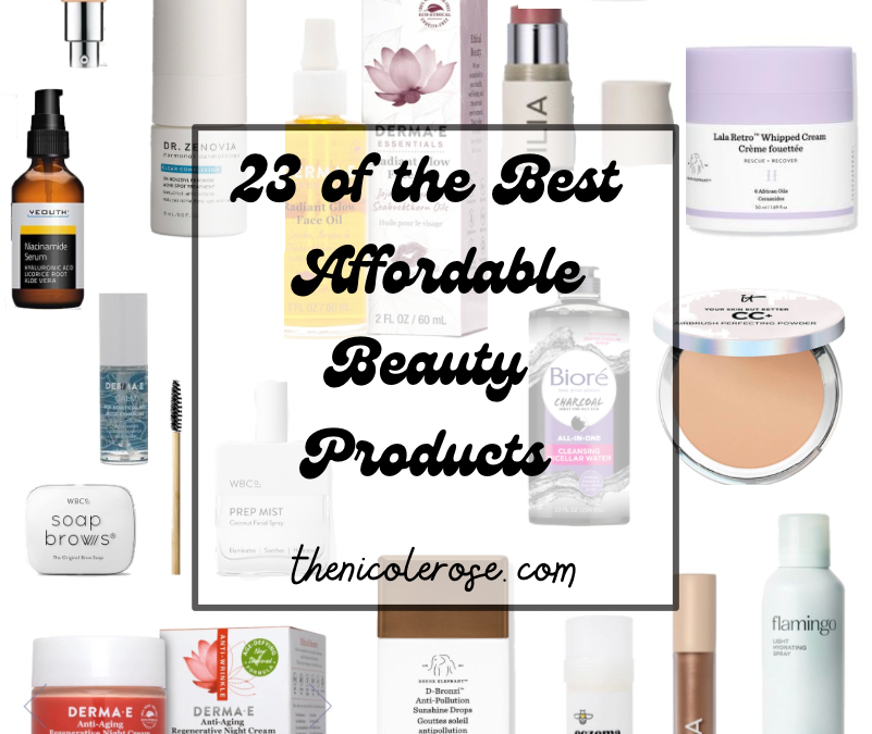 23 of the Best Affordable Beauty Products