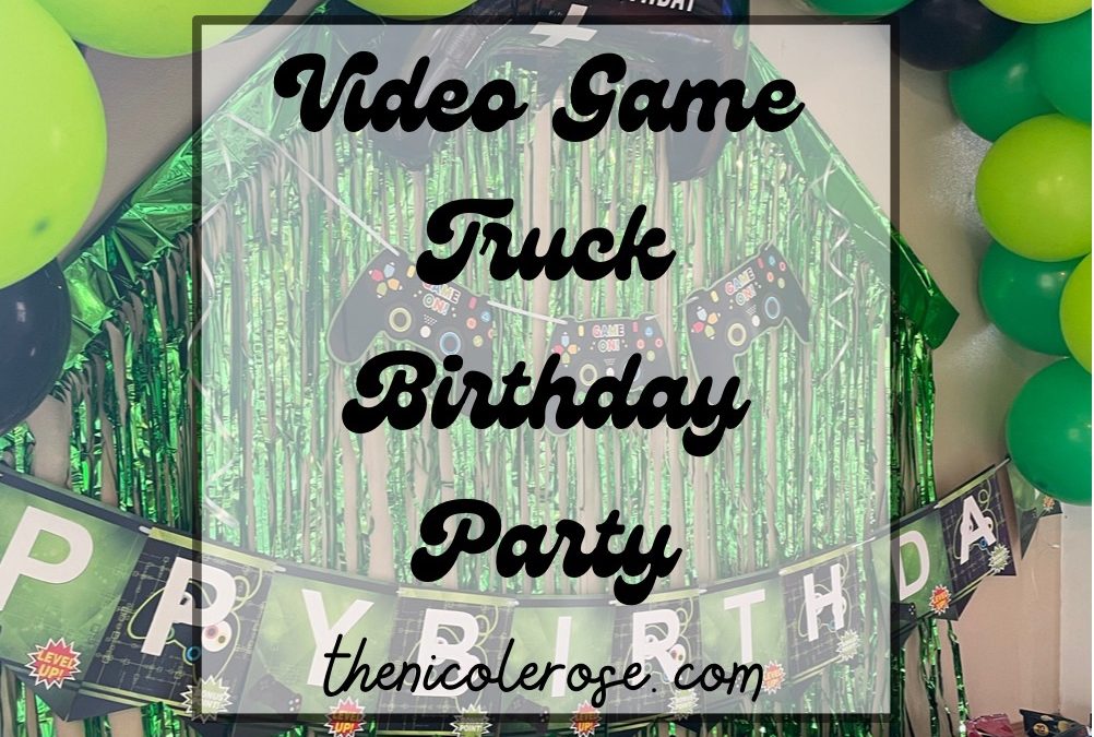 Video Game Truck Birthday Party