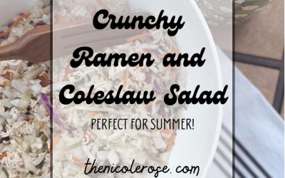 Crunchy Ramen and Coleslaw Salad