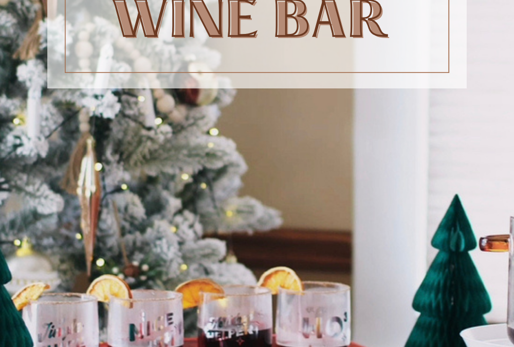 DIY Holiday Mulled Wine Bar