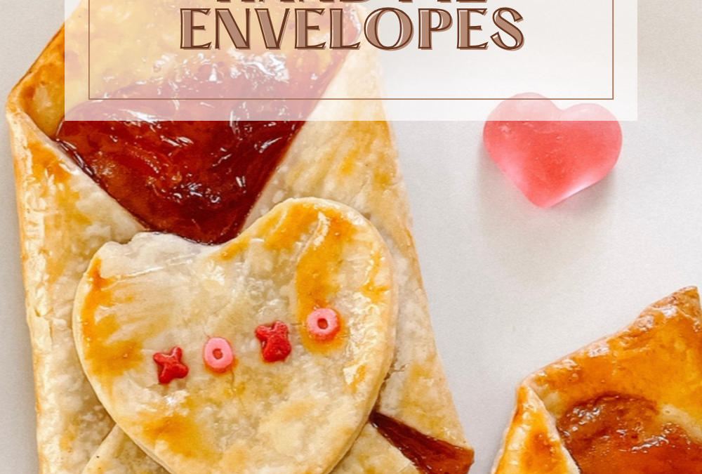 Raspberry Hand Pie Envelopes