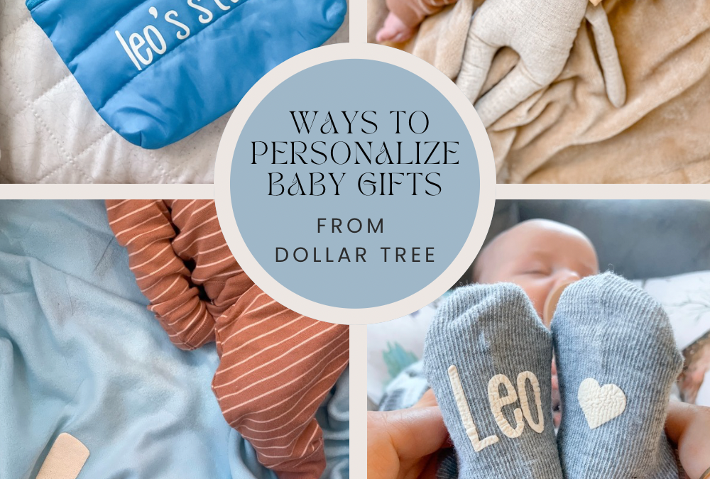 DIY personalized baby gifts on a budget