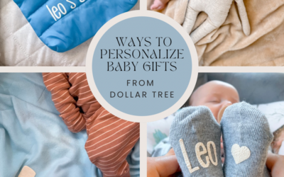 DIY personalized baby gifts on a budget