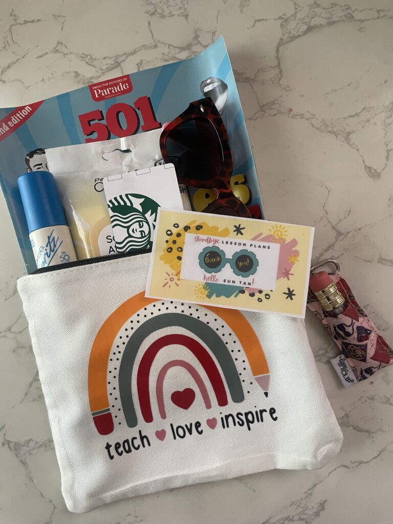 End of year teacher gift