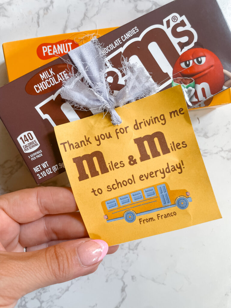 Bus driver appreciation gift