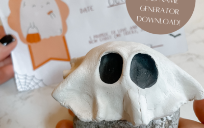 Adopt-a-Ghost Halloween Craft