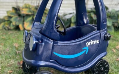 DIY Little Tikes Cozy Coupe Amazon Prime Truck Makeover