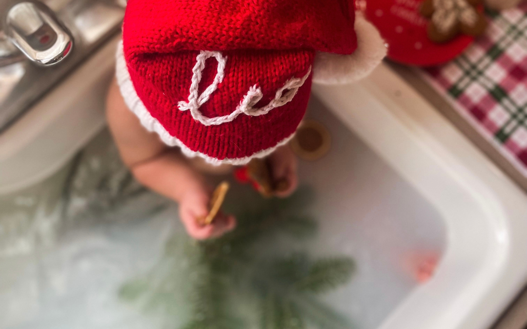 Magical Christmas milk bath for Your Baby