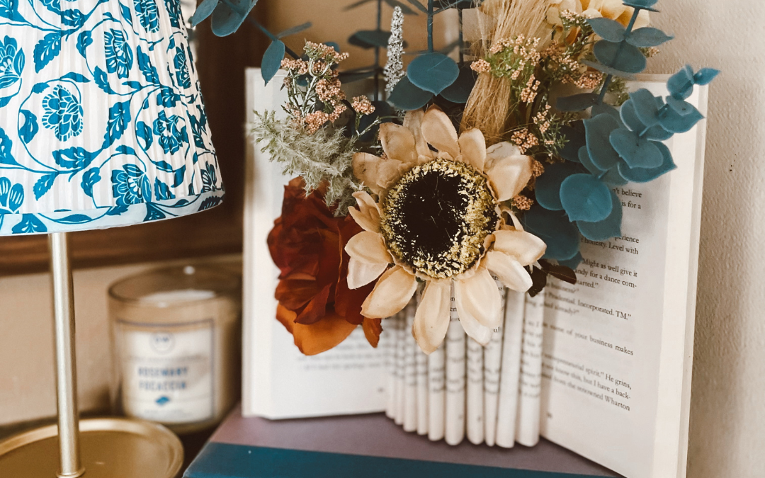 DIY Folded Book Page Vase