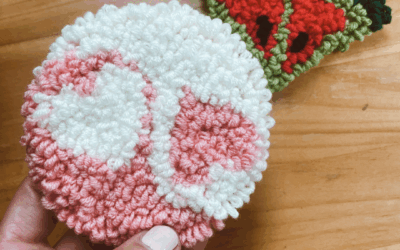 Punch Needle Coasters